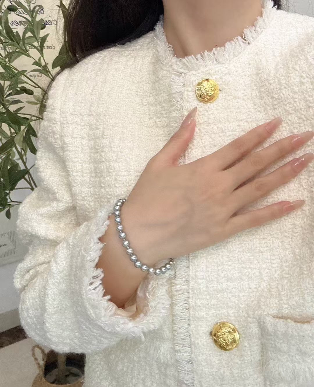 Akoya Baroque pearl bracelet