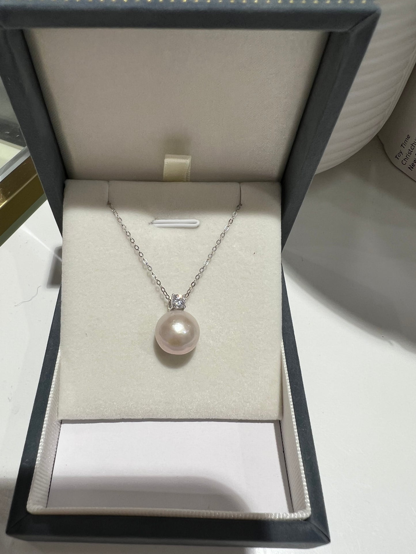 Freshwater 11-12mm Grade AAAA+ Pearl Pendant with Classic Design
