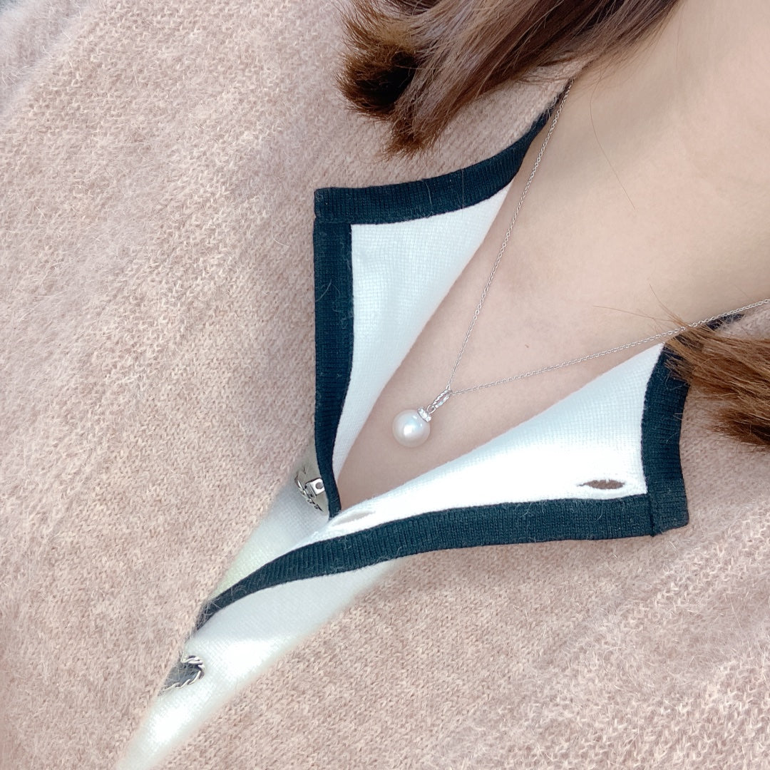 Freshwater 12-13mm Grade AAAA+ Pearl Pendant