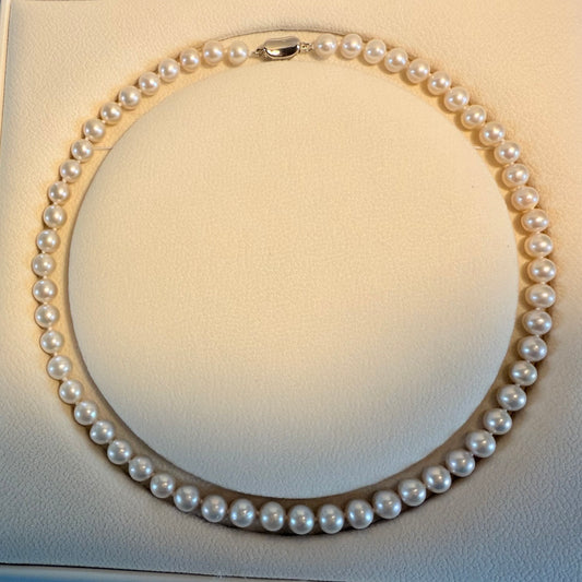 7-8mm Freshwater Pearl Necklace | Pearl World NZ