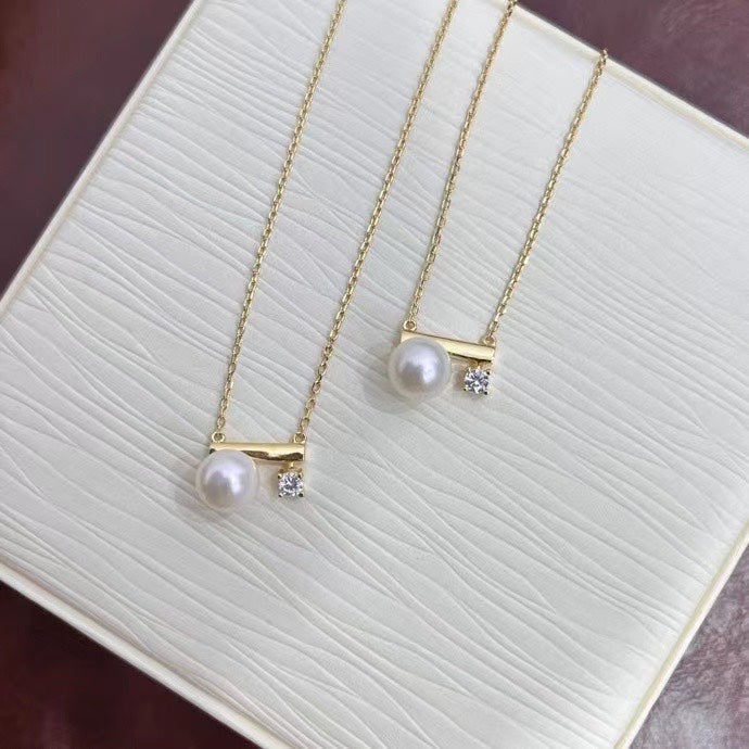 Freshwater Pearl Bar Necklace