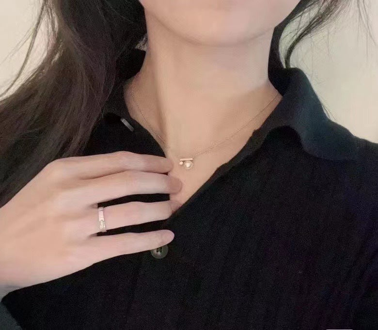 Freshwater Pearl Bar Necklace