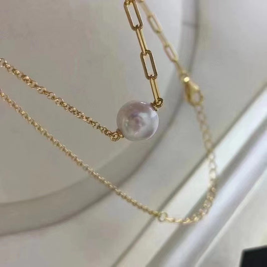 Dual Design Akoya 8-9mm Pearl Pendant Necklace | Pearl World NZ